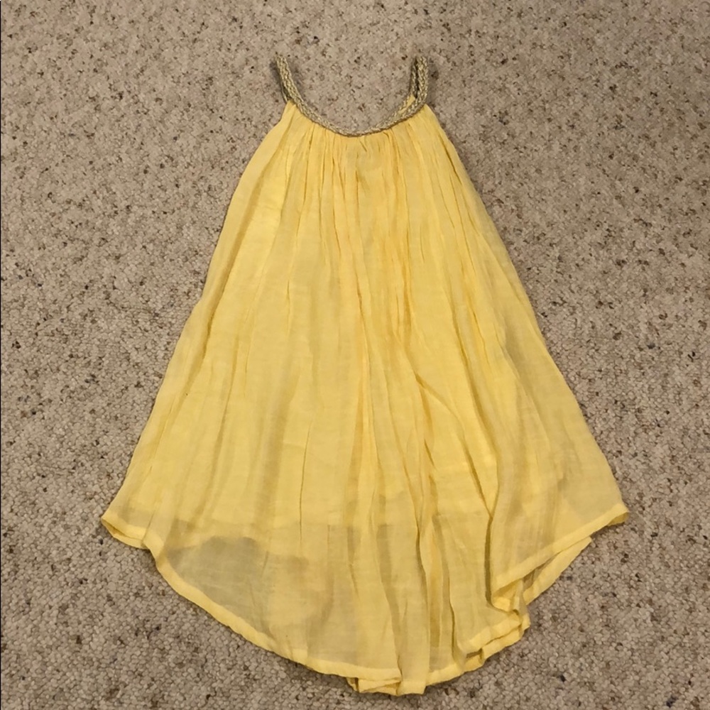 Yellow Boho Dress